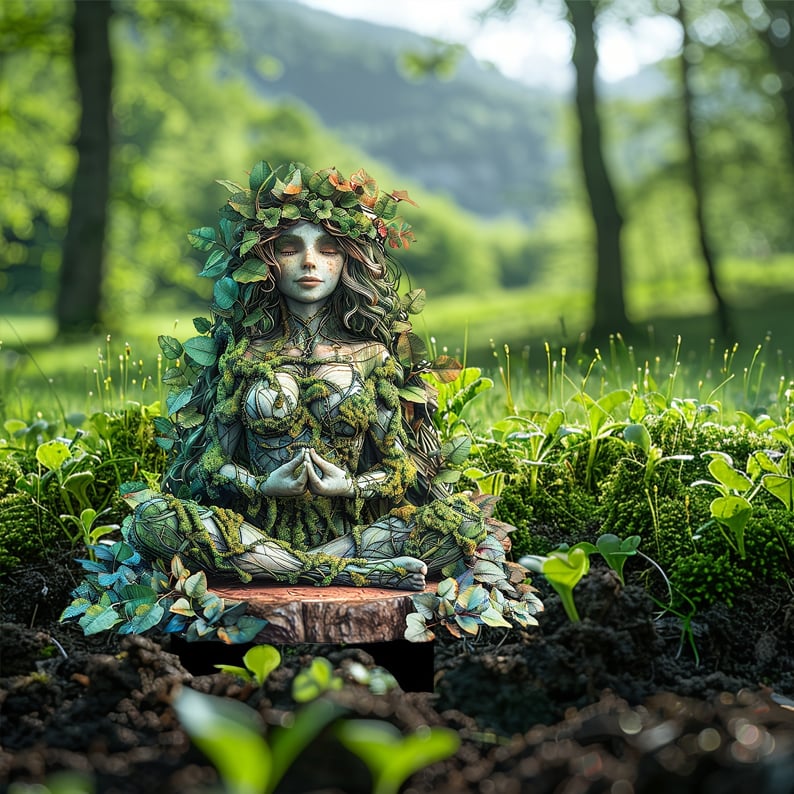 Garden Stake Acrylic Fairy-Tale Weather-Resistant Decor