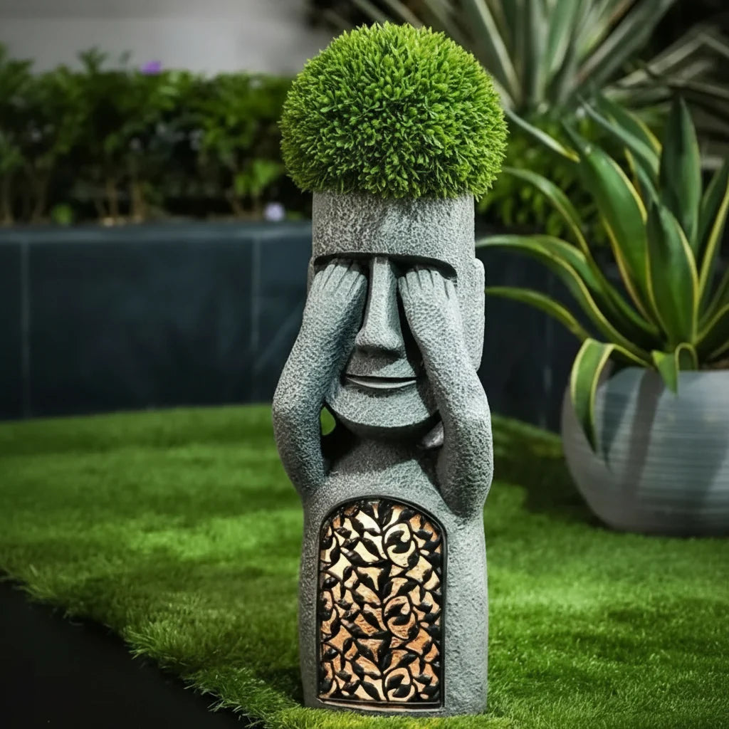 Garden Statue Solar-Powered Automatic Dusk Lighting