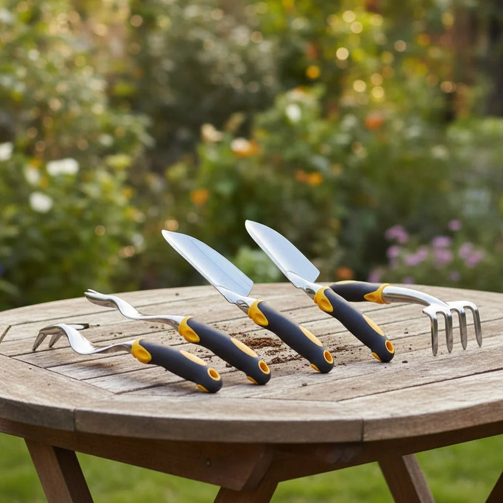 Garden Tool Set Stainless Steel Ergonomic Grip