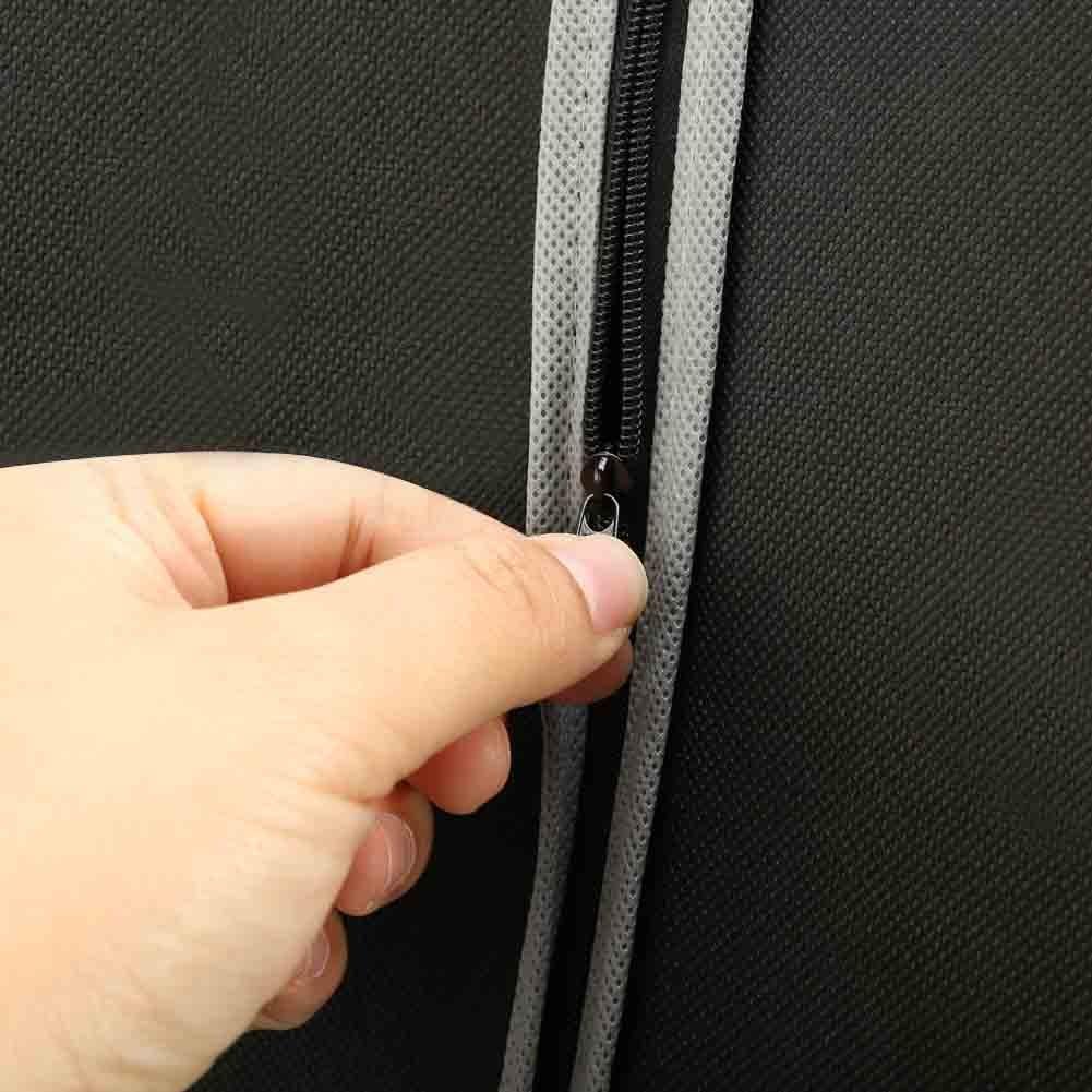 Garment Cover Breathable Non-Woven & Clear Window Full-Length Zipper