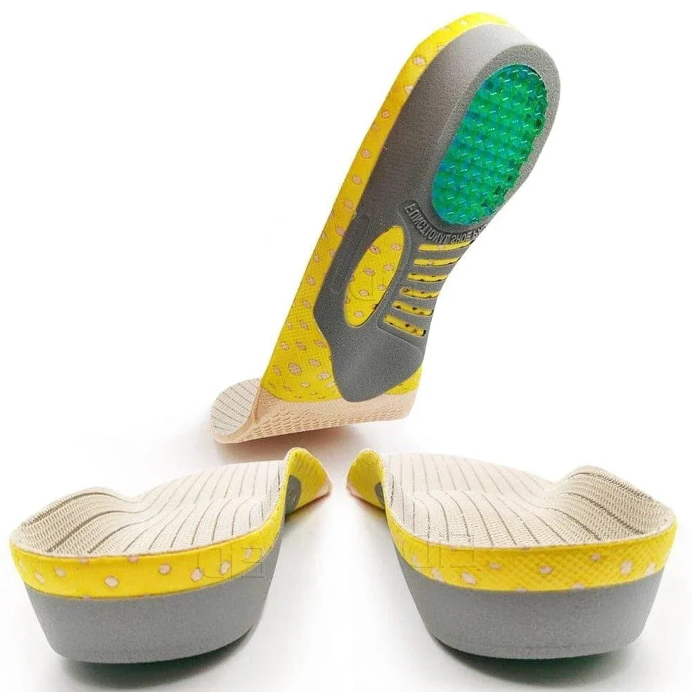Gel Insoles Arch Support & Heel Cup Trimmable