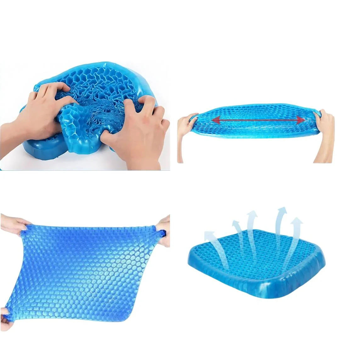 Gel Seat Cushion Pressure Relief Ergonomic Support