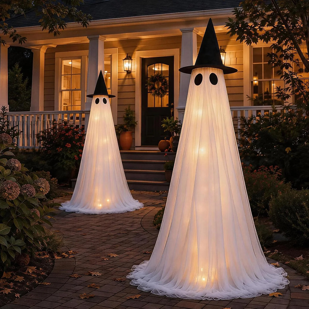 Ghost Decoration Set of 2 5 Ft Light-Up