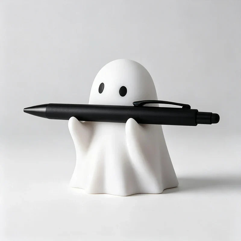 Ghost Figurine Minimalist Plastic Compact