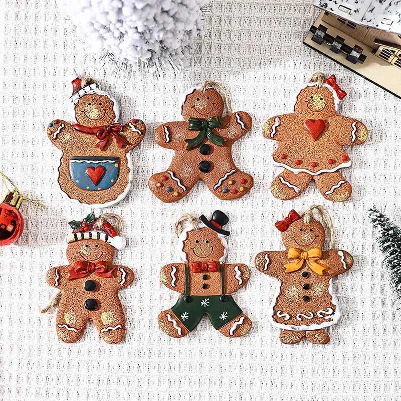 Gingerbread Man Ornament Handcrafted Durable Easy To Hang