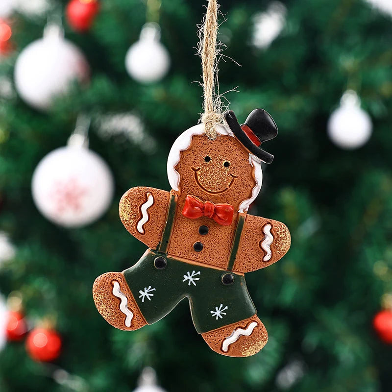 Gingerbread Man Ornament Handcrafted Durable Easy To Hang