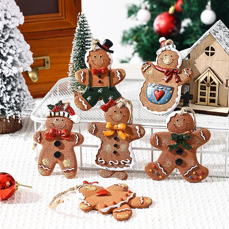 Gingerbread Man Ornament Handcrafted Durable Easy To Hang