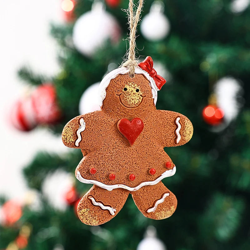 Gingerbread Man Ornament Handcrafted Durable Easy To Hang