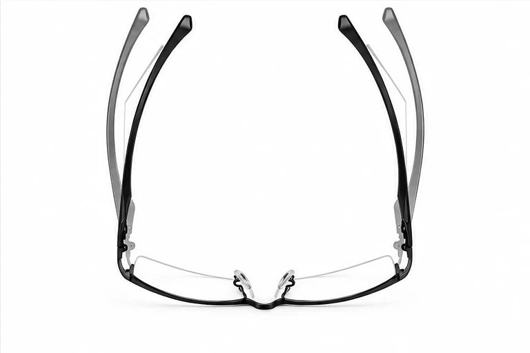 Glasses Multifocal Metal Frame Blue Light & UV Protection