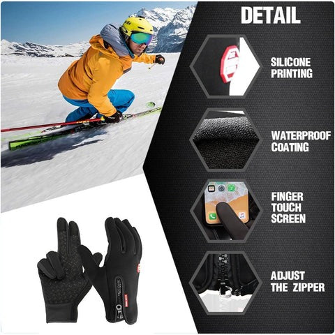 Gloves Fleece Lined & Textured Grip
