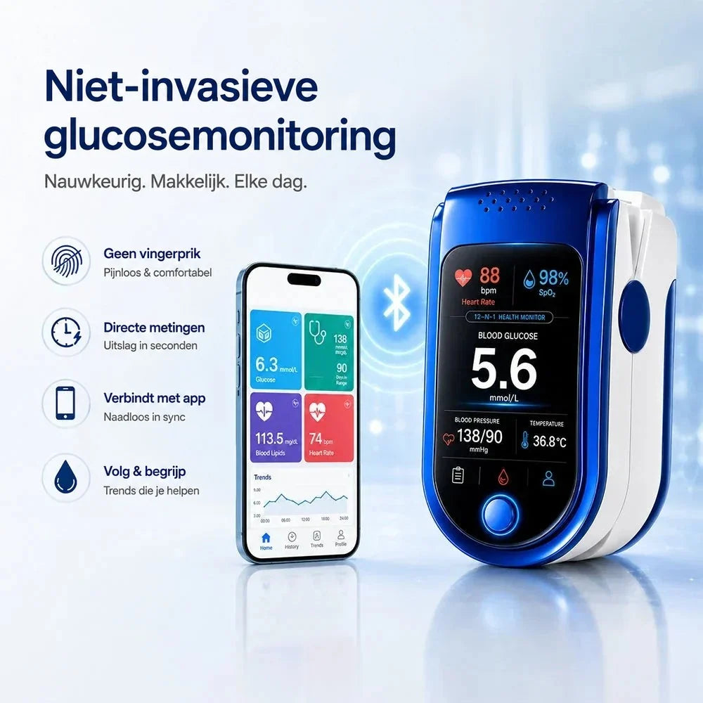 Glucose Monitor Non-Invasive Laser Compact Design