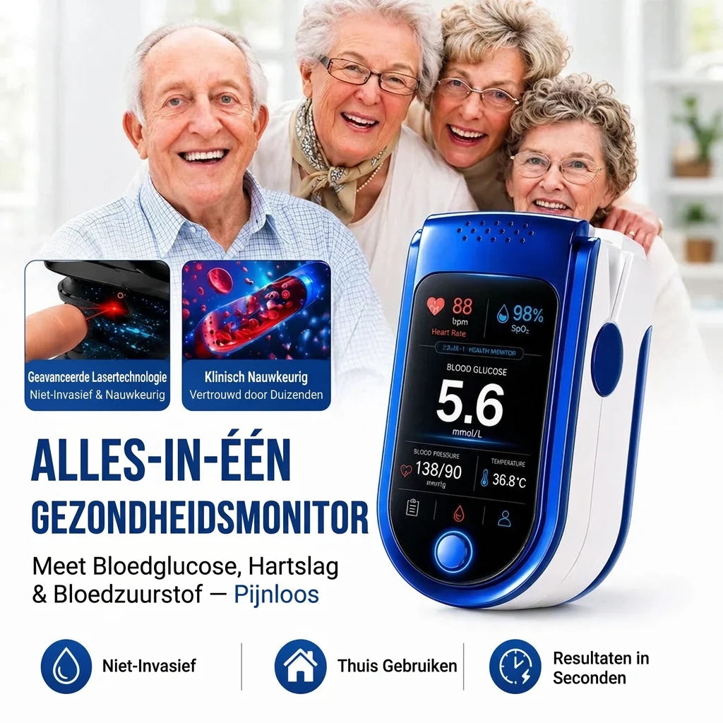 Glucose Monitor Non-Invasive Laser Compact Design
