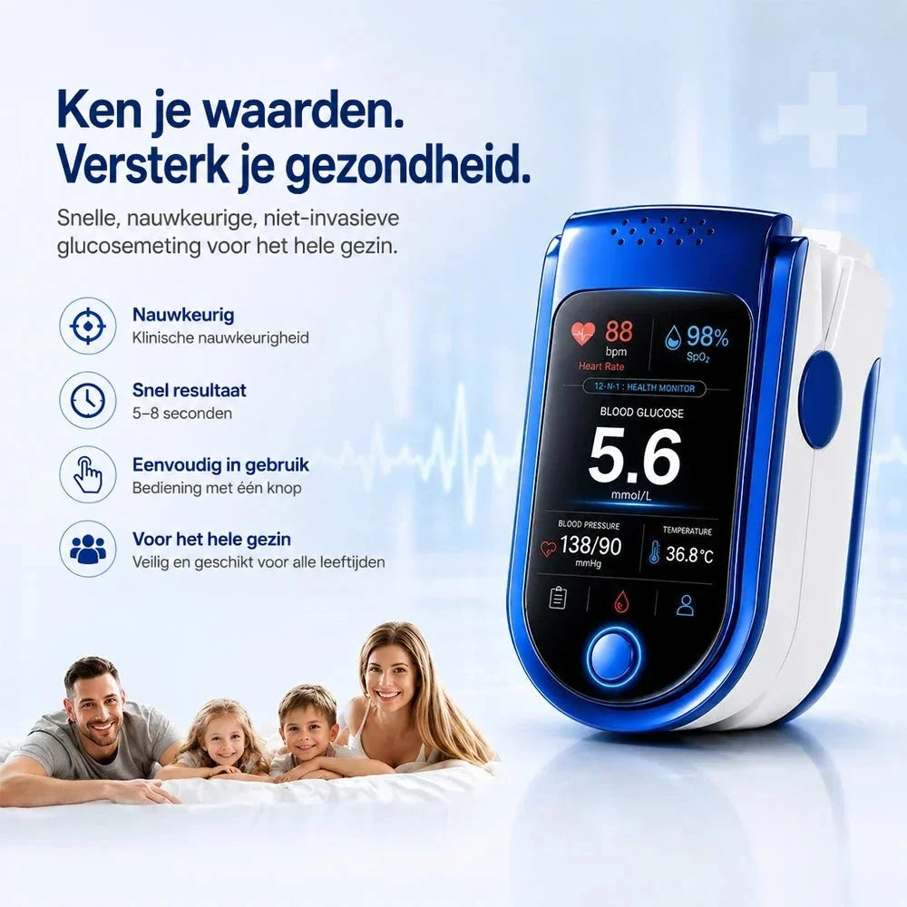 Glucose Monitor Non-Invasive Laser Compact Design