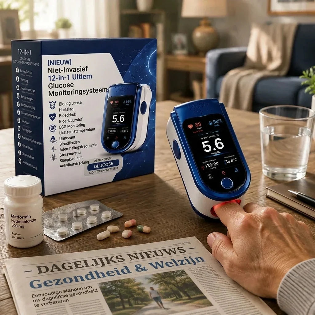 Glucose Monitor Non-Invasive Laser Compact Design