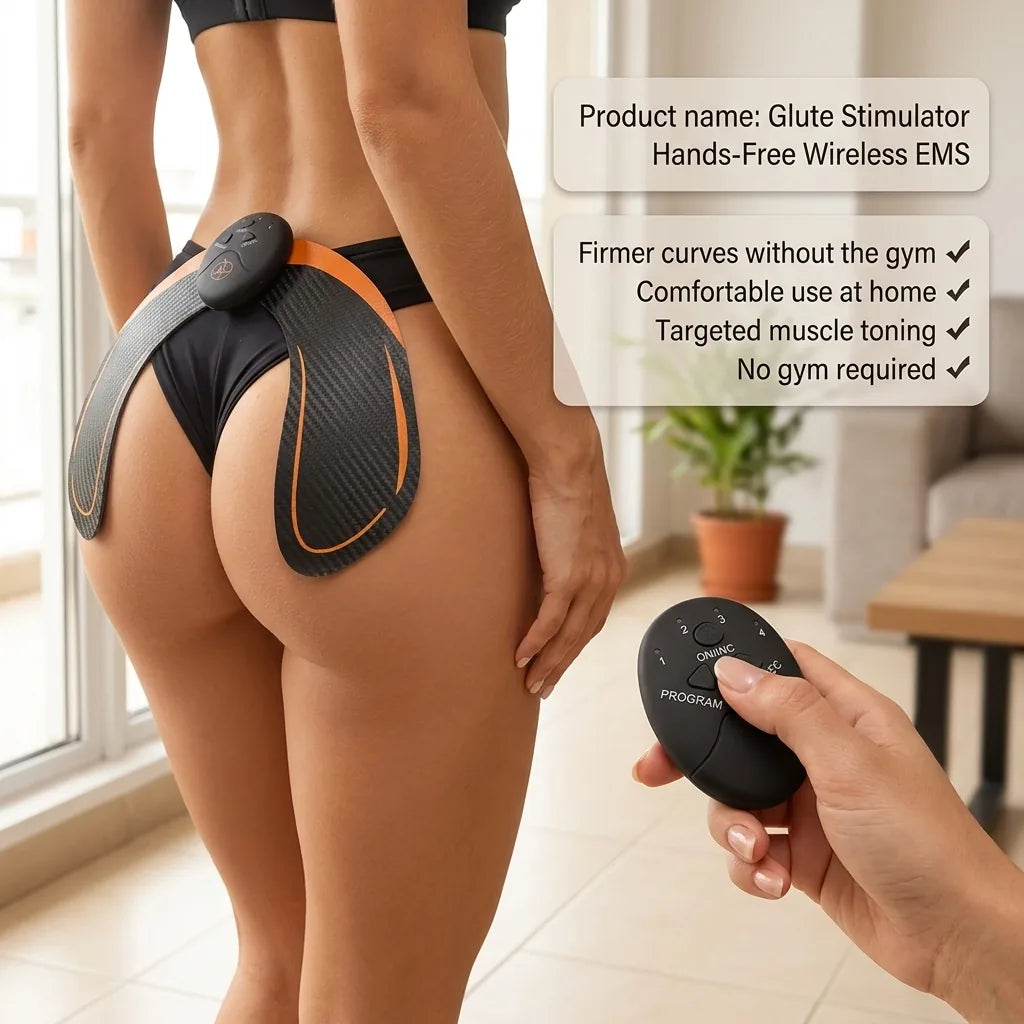 Glute Stimulator Hands-Free Wireless EMS