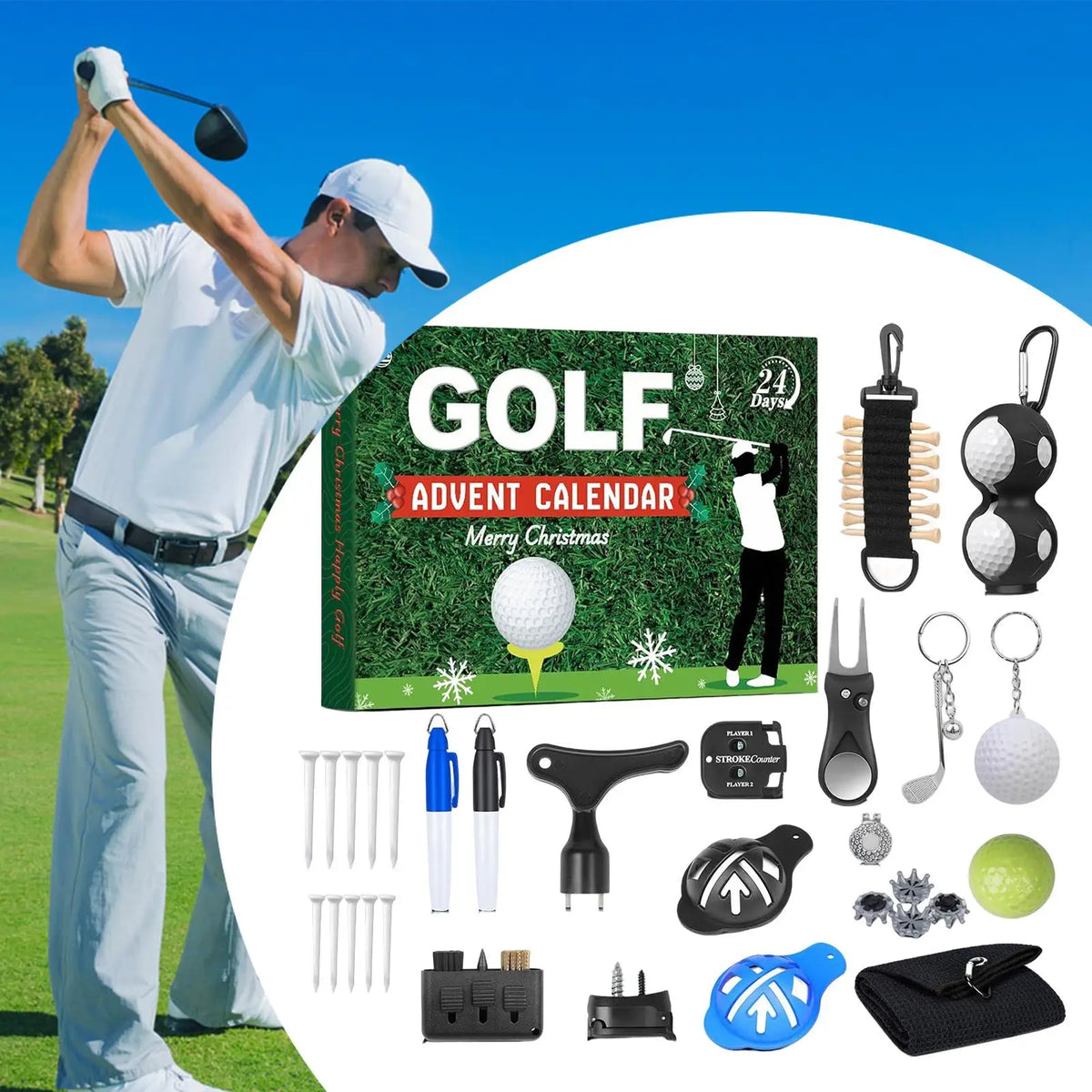 Golf Advent Calendar 24 Accessories & Gadgets