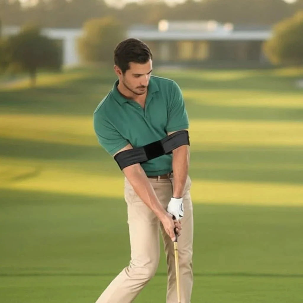 Golf Swing Trainer Adjustable Elastic Arm Guidance Lightweight