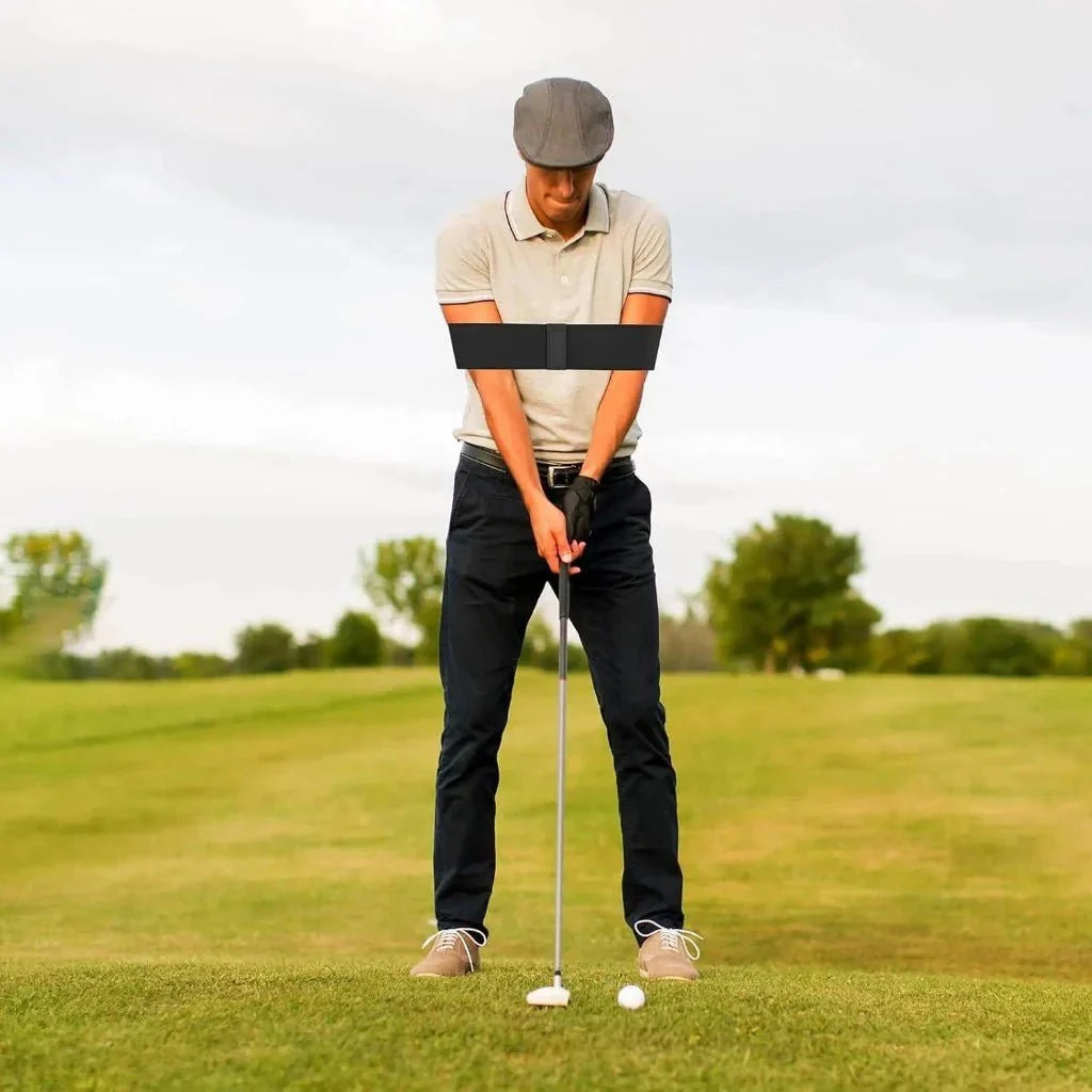 Golf Swing Trainer Adjustable Elastic Arm Guidance Lightweight