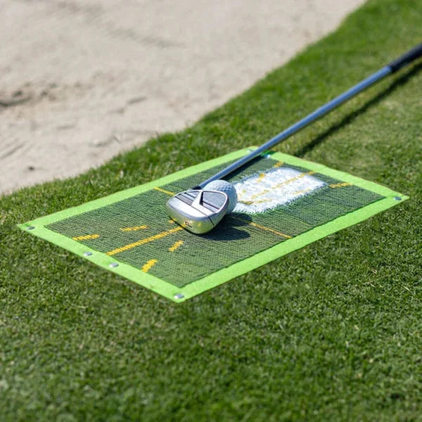 Golf Training Mat Instant Divot Feedback Sequined Surface