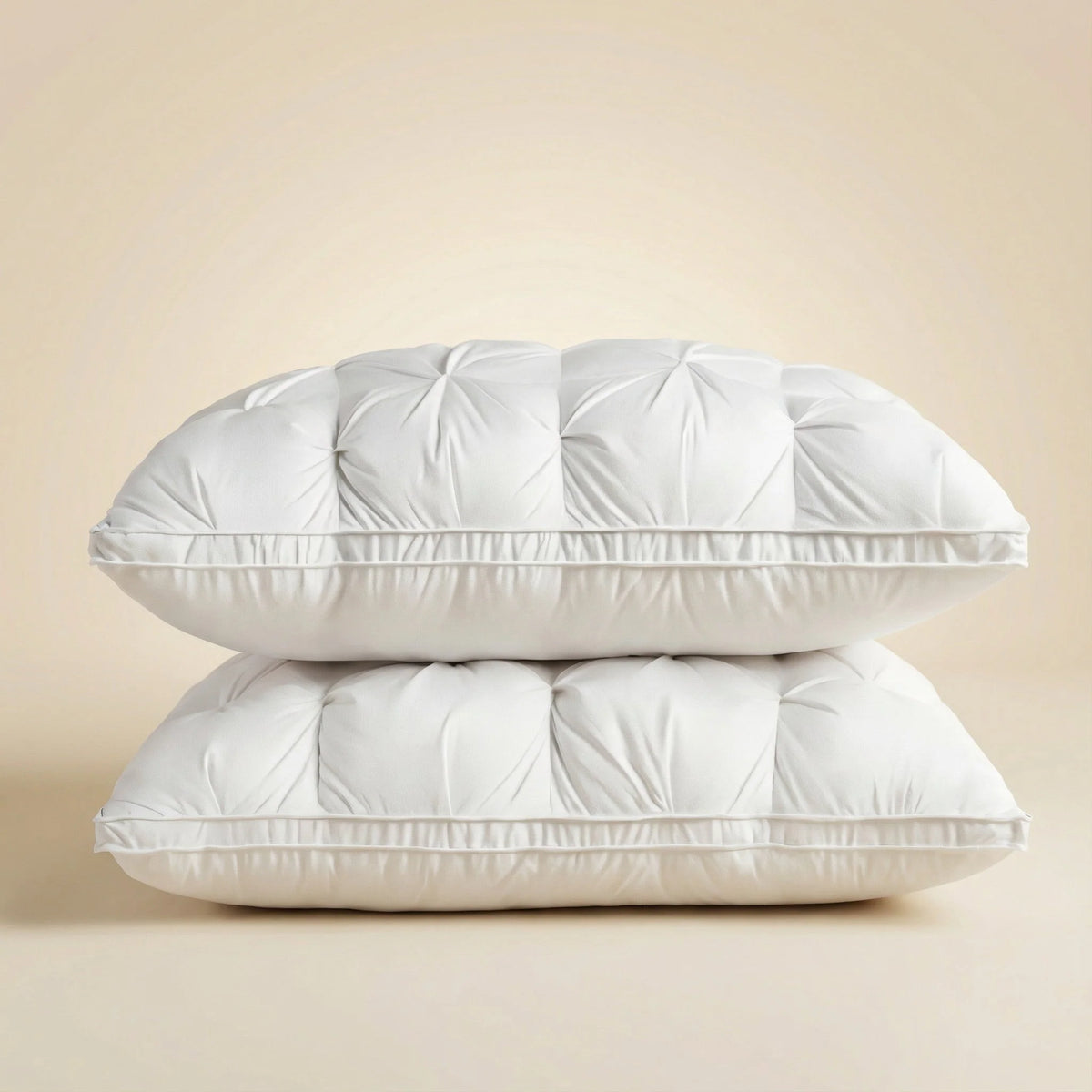 Goose Down Pillow Breathable Cotton Cover Machine Washable