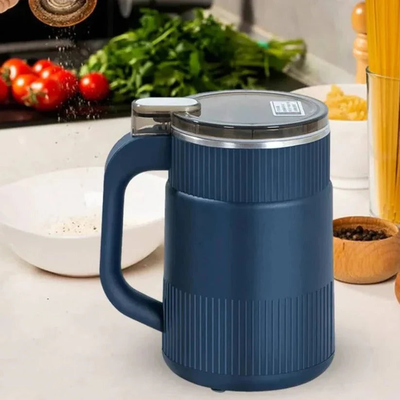 Grain Mill Electric Single-Button Stainless Steel Container