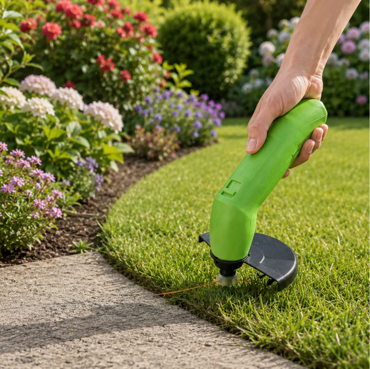 Grass Trimmer Cordless Lightweight Precise Cutting