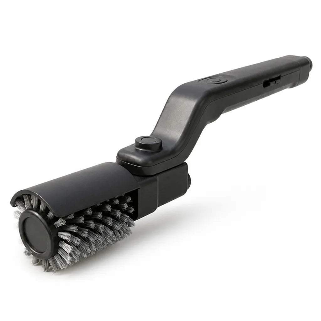 Grill Brush Motorized Rotating Head Replaceable & Dishwasher-Safe