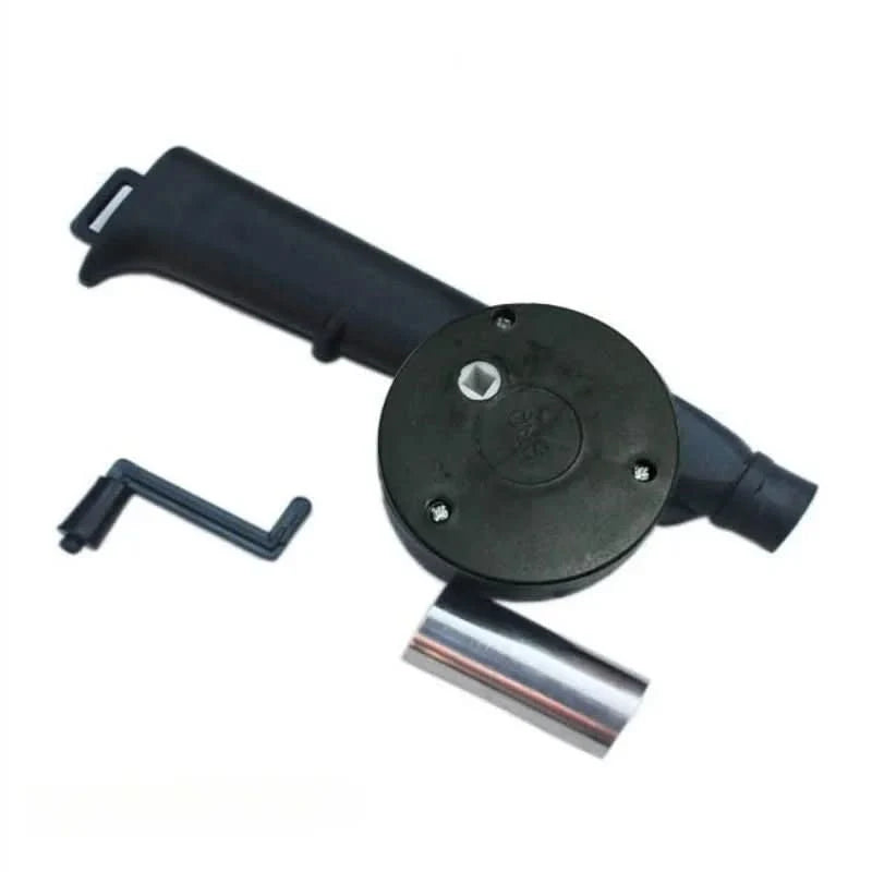 Grill Fan Hand-Operated Lightweight Plastic