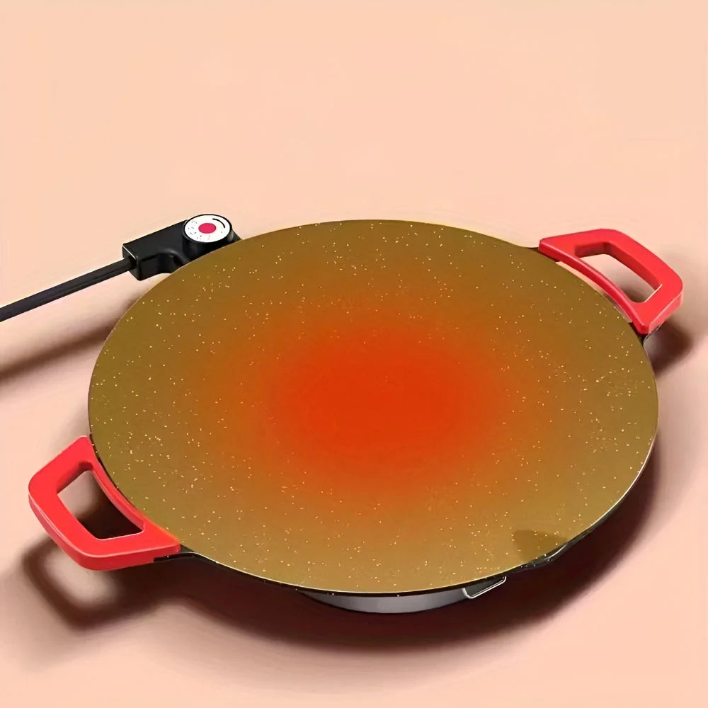 Grill Pan Cast Iron Raised Ridges & Drip Channels