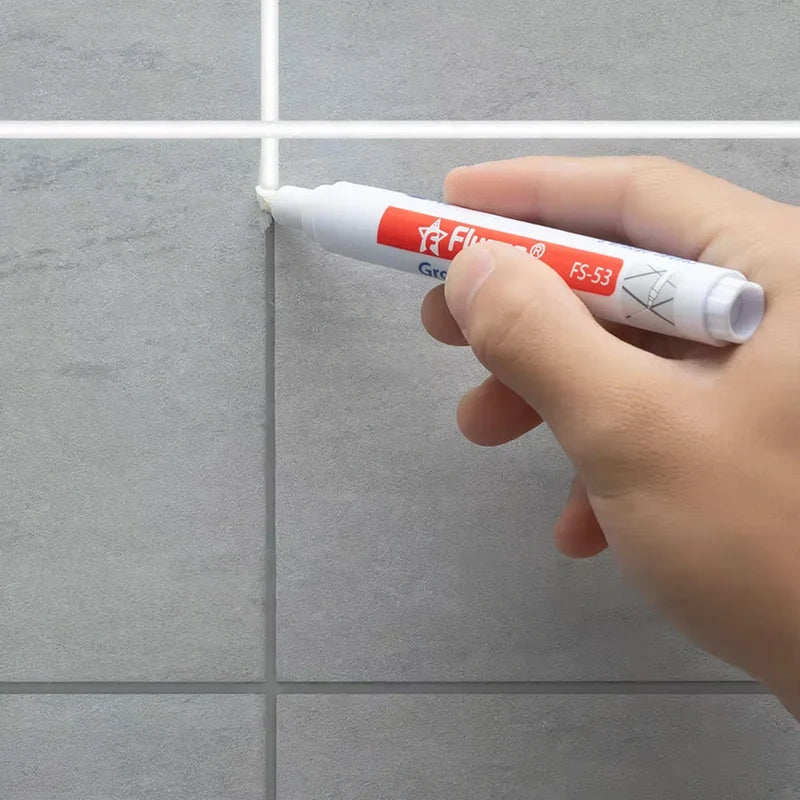 Grout Pen Waterproof Quick-Drying Tile Touch-Up
