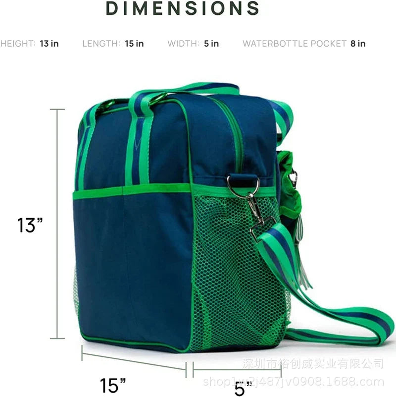 Gym Bag Convertible Tote-To-Crossbody Weather-Resistant Fabric