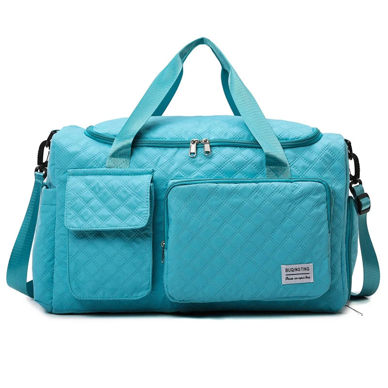 Gym Bag Tear-Resistant Multi-Pocket Shoe Compartment