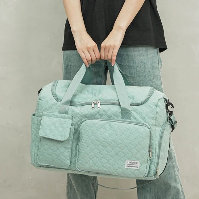Gym Bag Tear-Resistant Multi-Pocket Shoe Compartment