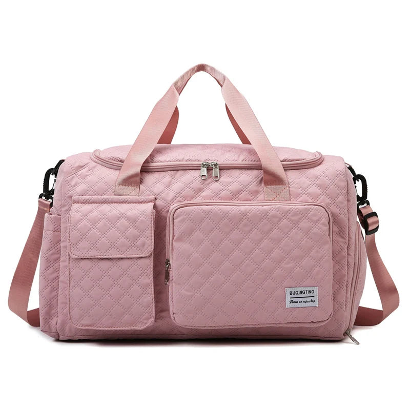 Gym Bag Tear-Resistant Multi-Pocket Shoe Compartment