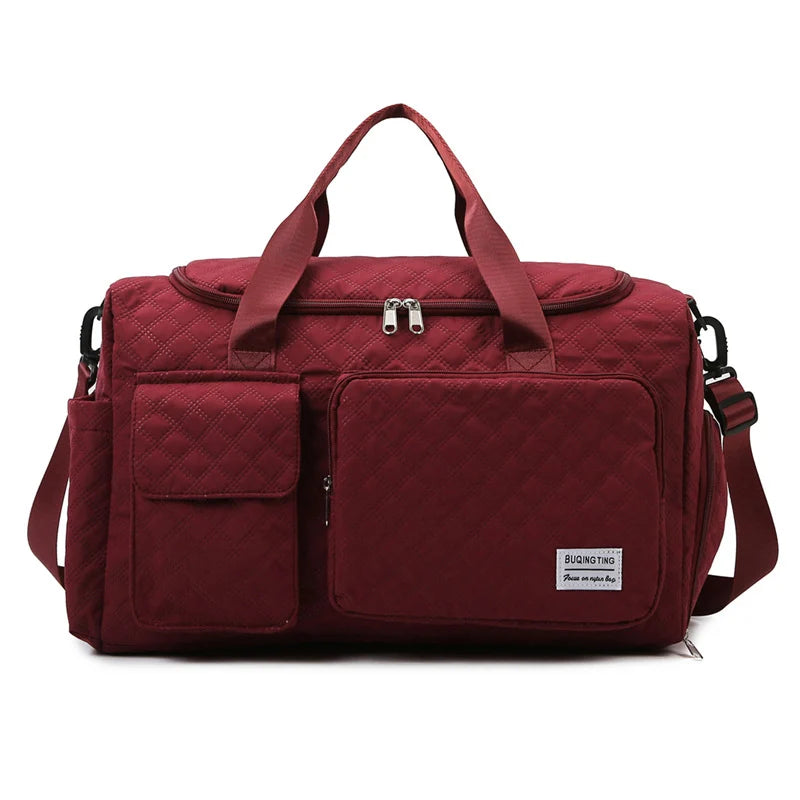 Gym Bag Tear-Resistant Multi-Pocket Shoe Compartment