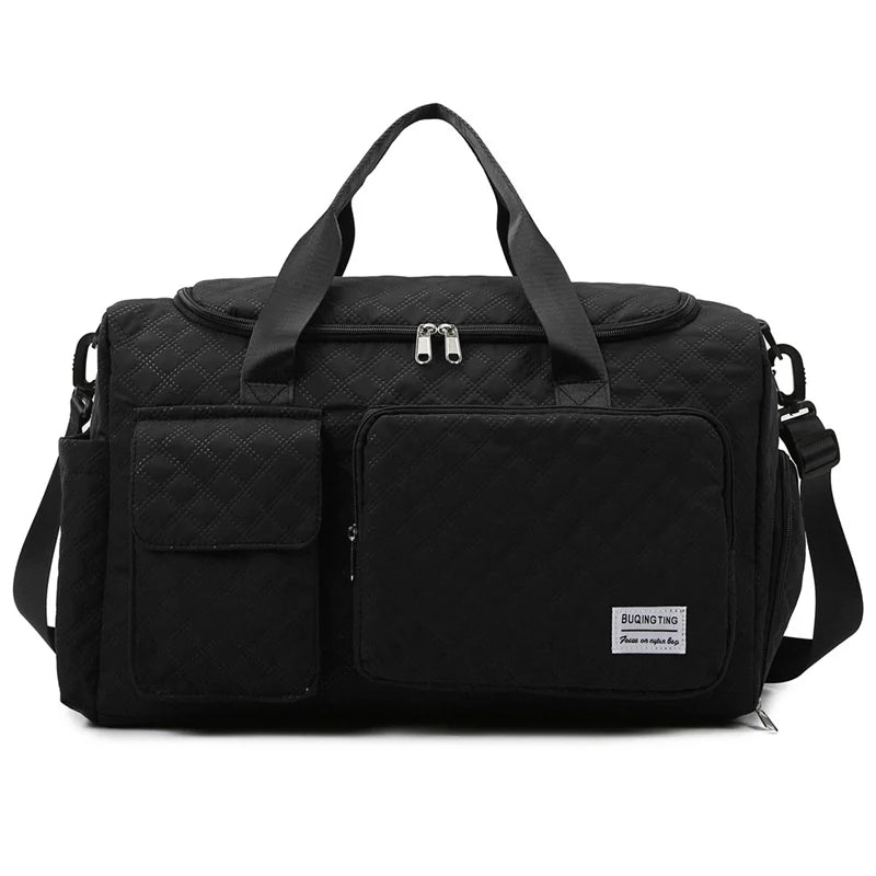 Gym Bag Tear-Resistant Multi-Pocket Shoe Compartment
