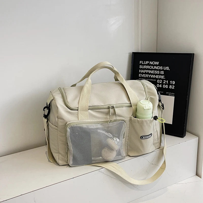 Gym Duffel Bag Multi-Pocket & Spacious Water-Resistant Fabric