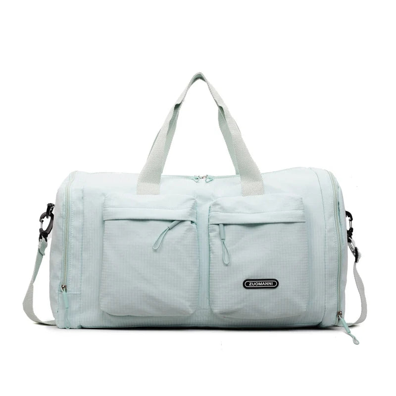 Gym Duffel Bag Spacious Multi-Compartment Adjustable Strap