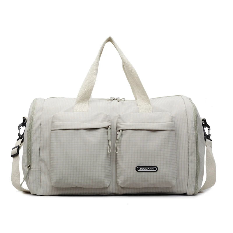 Gym Duffel Bag Spacious Multi-Compartment Adjustable Strap