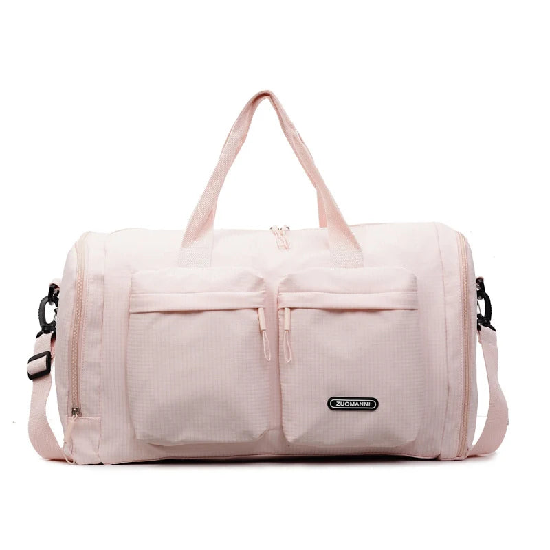 Gym Duffel Bag Spacious Multi-Compartment Adjustable Strap