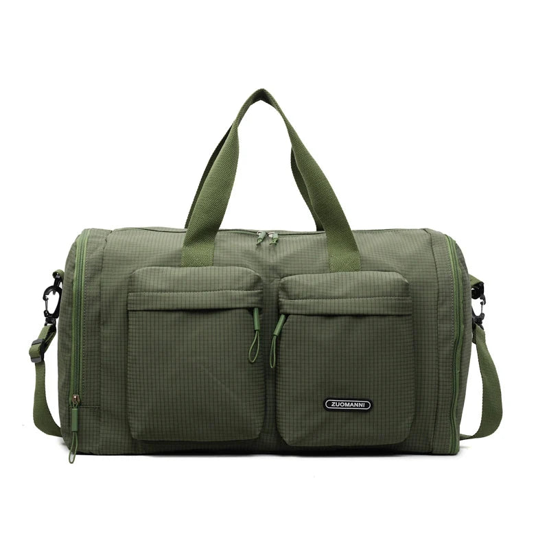 Gym Duffel Bag Spacious Multi-Compartment Adjustable Strap