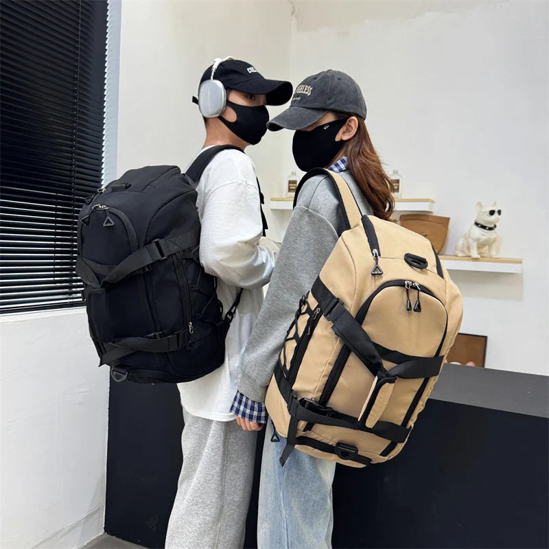 Gym Duffle Bag Spacious Tear-Resistant Multiple Pockets