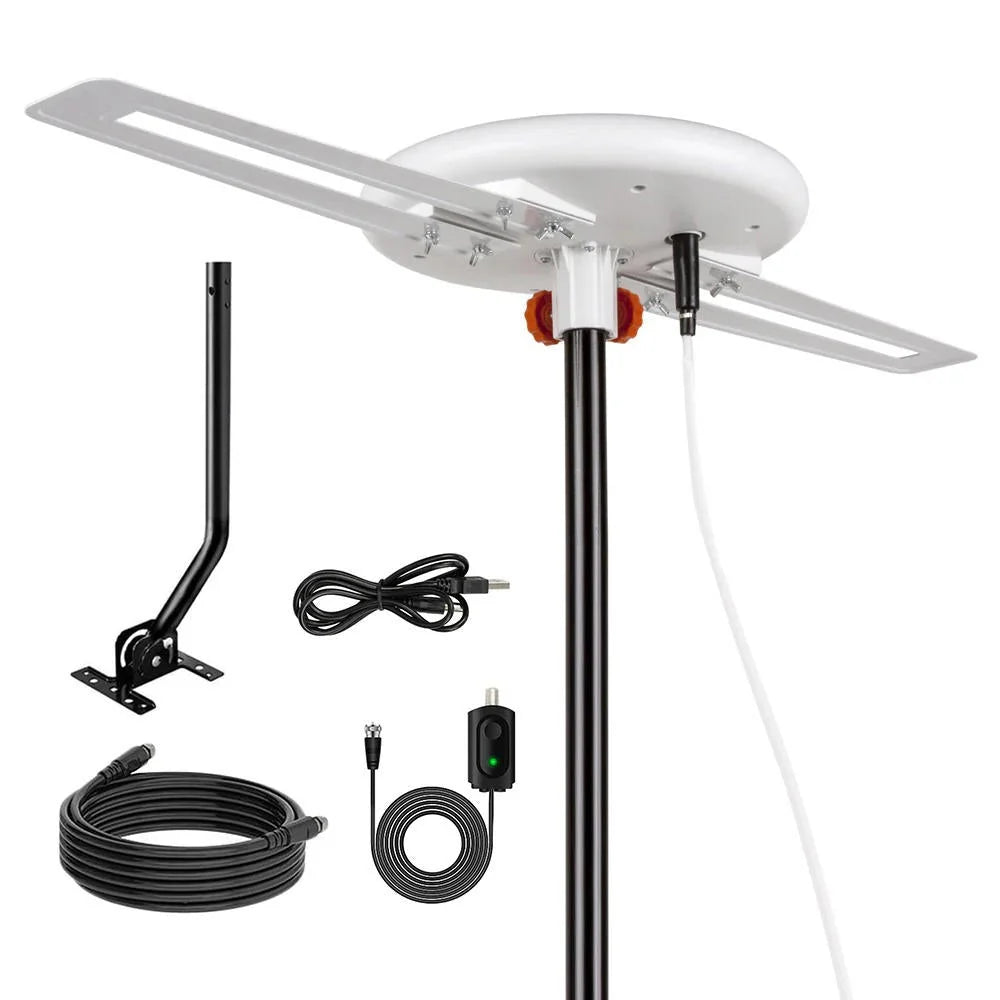 HDTV Antenna Omnidirectional Auto Signal Lock 40ft Coax