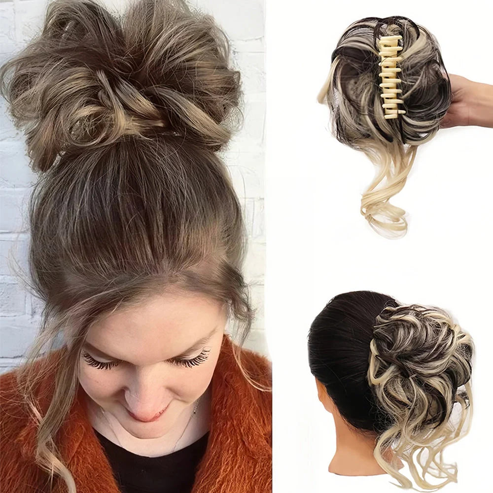 Hair Bun Volumizing Heat-Resistant Adjustable Fit