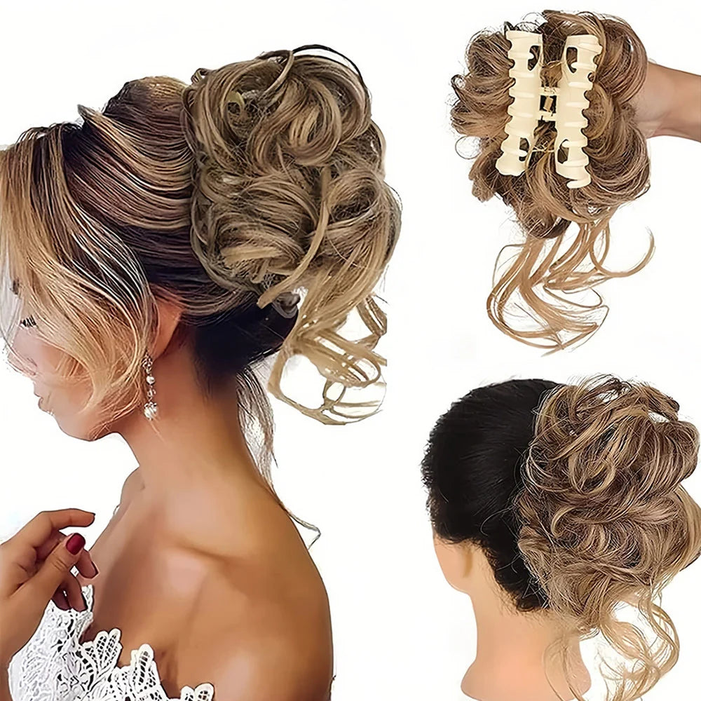 Hair Bun Volumizing Heat-Resistant Adjustable Fit