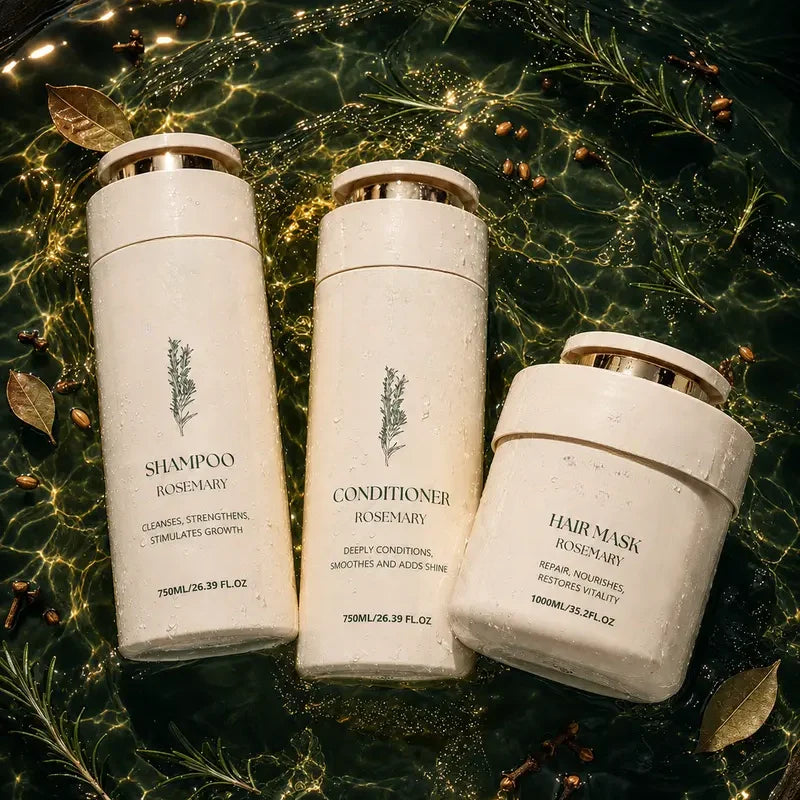 Hair Care Set Rosemary Botanical Sulfate-Free 3-Piece Set
