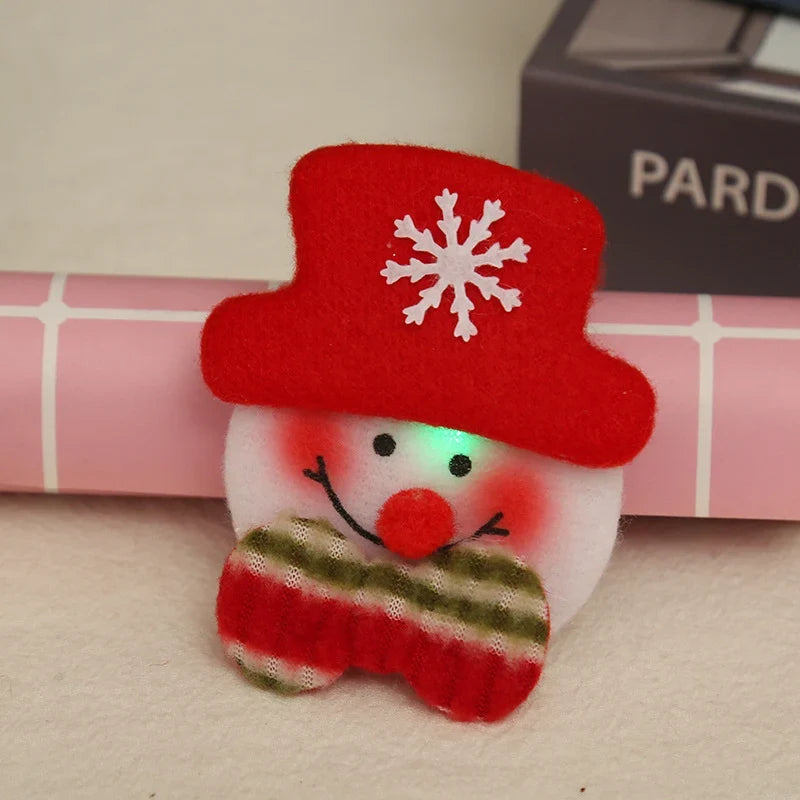 Hair Clip Handcrafted Felt Battery-Operated LED Lights