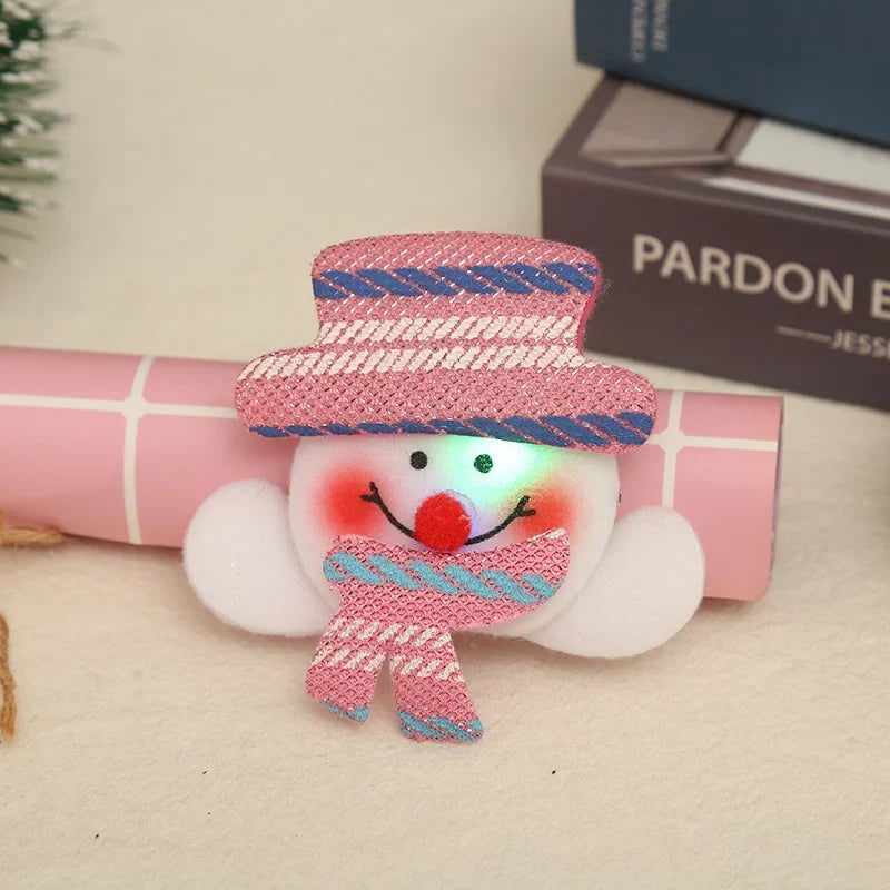 Hair Clip Handcrafted Felt Battery-Operated LED Lights