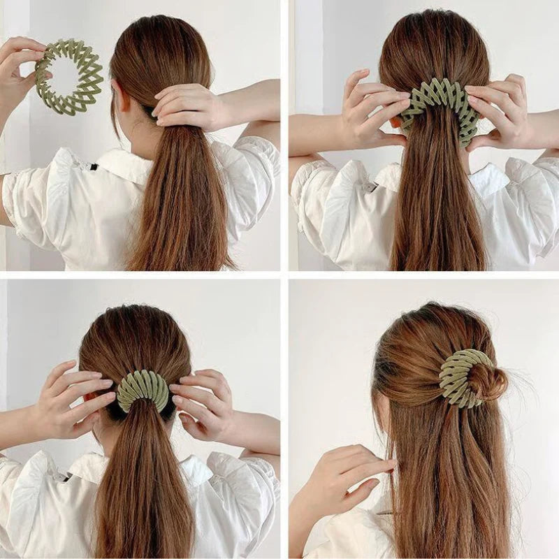 Hair Clip Twist-and-Snap Secure Hold for Fine Hair
