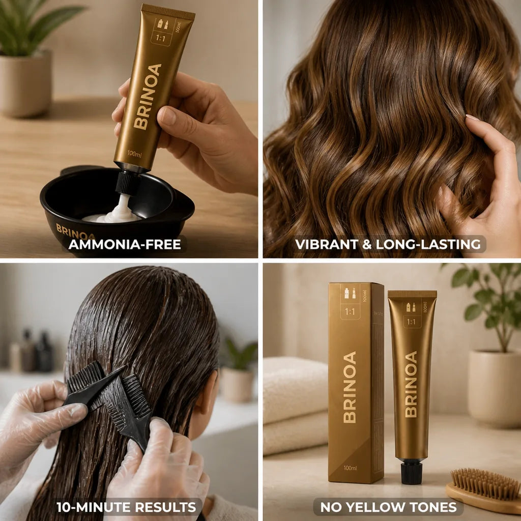 Hair Color Ammonia-Free & No-Bleach 10-Minute